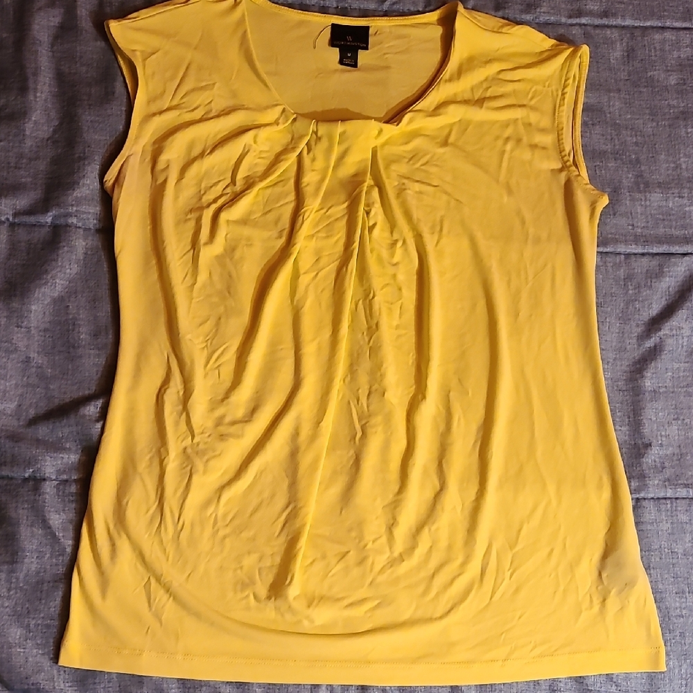 Yellow Sleeveless Top